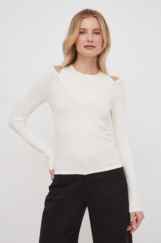 Sisley sweter beżowy 1B7YM104G