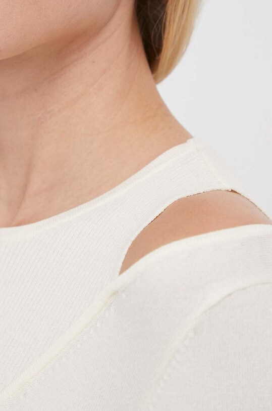 Sisley sweter 1B7YM104G beżowy