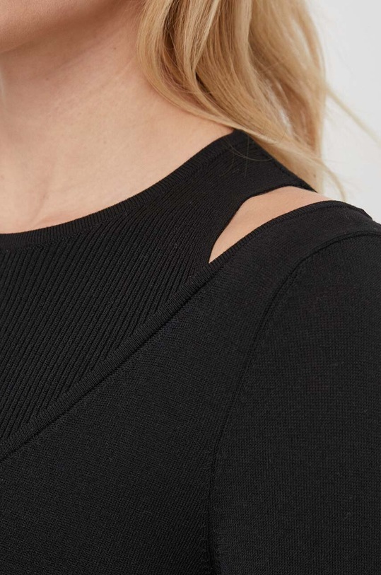 Sisley sweter 1B7YM104G czarny