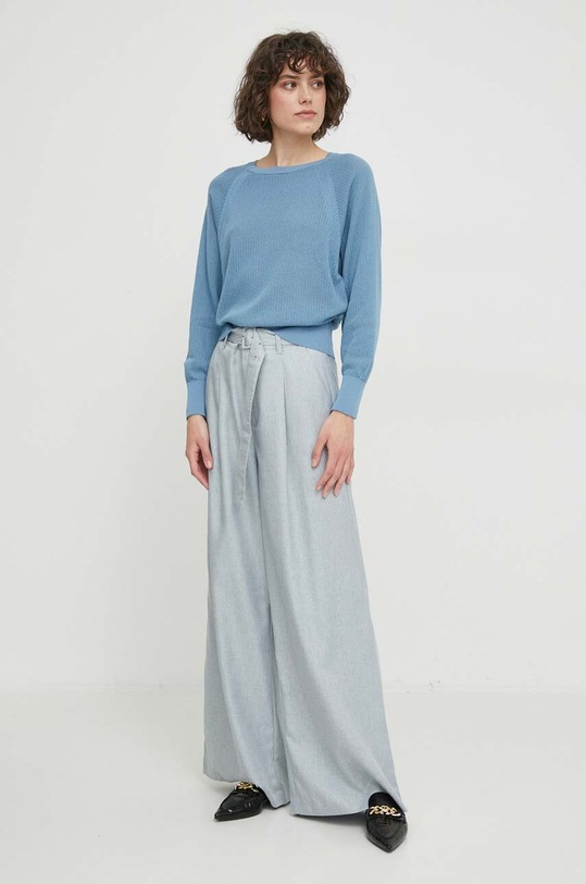 Светр Sisley 108ZM1043 блакитний SS24