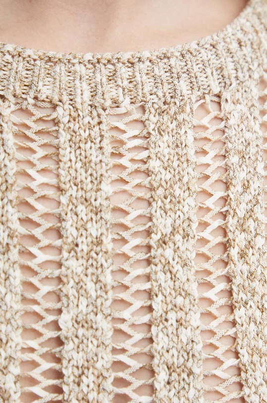 Sisley pulover 1ZPJM104T bej