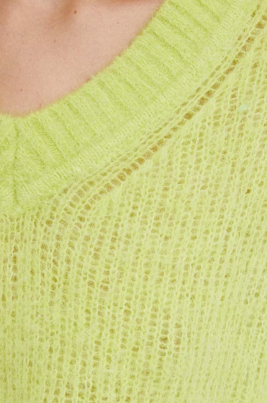 American Vintage sweter wełniany PULL ML COL V BYM18AE24