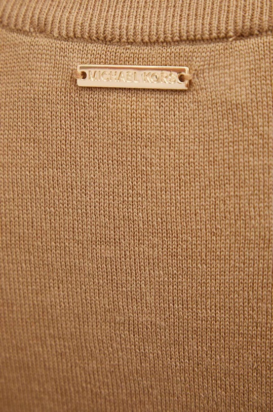 Vlněný svetr MICHAEL Michael Kors MS460XH4VR béžová