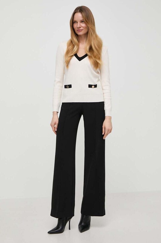 Svetr Morgan MAVI MAVI.IVOIRE/NOIR béžová SS24