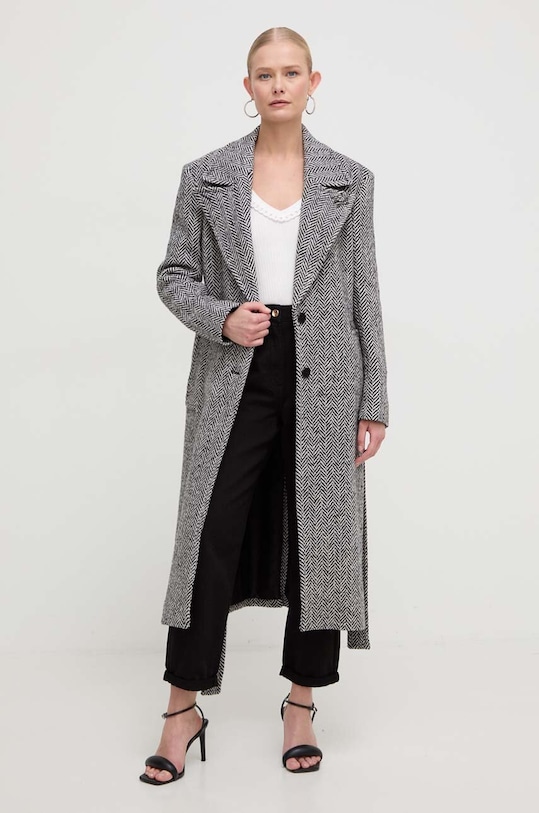 Morgan sweter MCORDE MCORDE.OFF.WHITE biały SS24