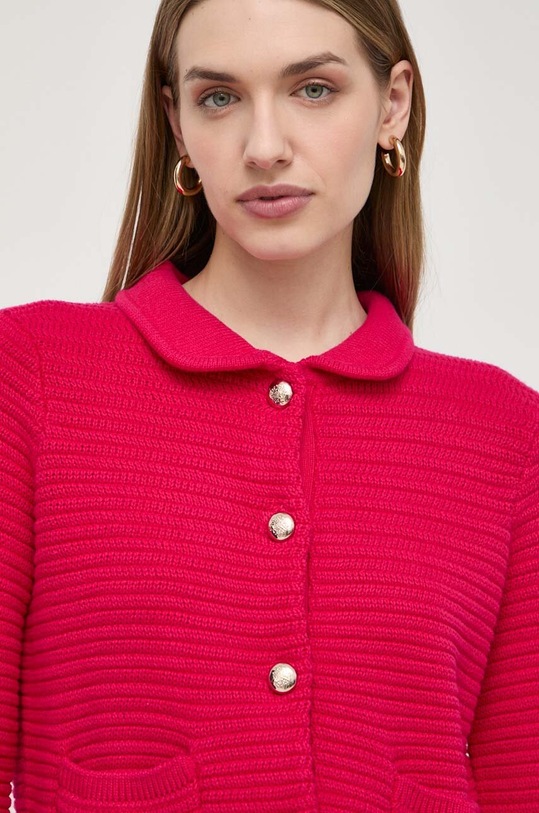 Βαμβακερή ζακέτα Morgan MDOG ροζ MDOG.FUCHSIA