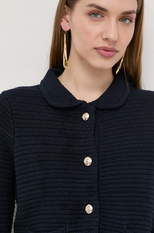 Bavlněný kardigan Morgan MDOG námořnická modř MDOG.MARINE