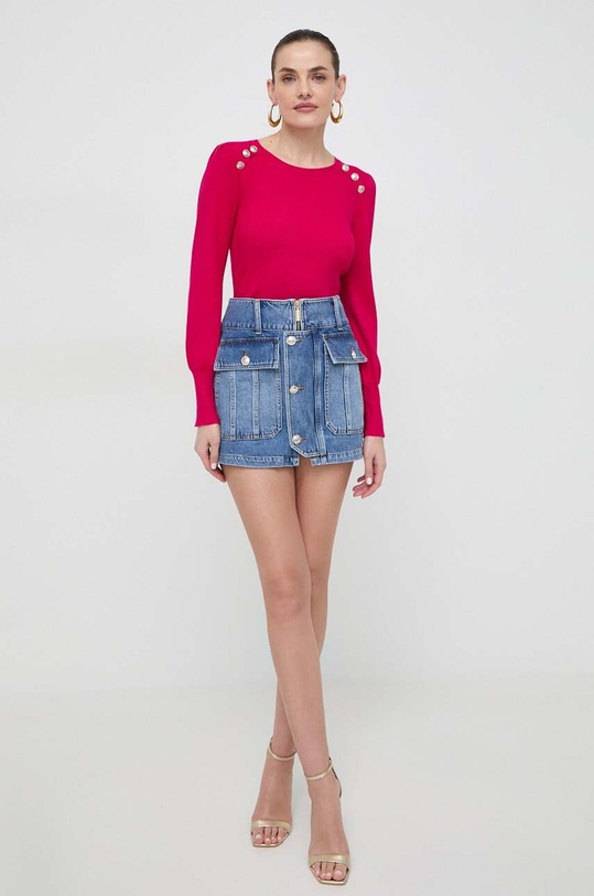 Morgan sweter MSUCCES MSUCCES.FUCHSIA różowy SS24