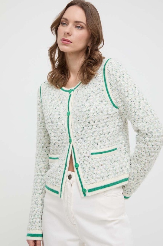 Miss Sixty cardigan din amestec de lana grosime medie verde 6L1RJ5030000