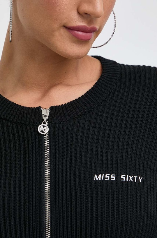 Miss Sixty kardigan z domieszką jedwabiu 6L1RJ3660000 czarny