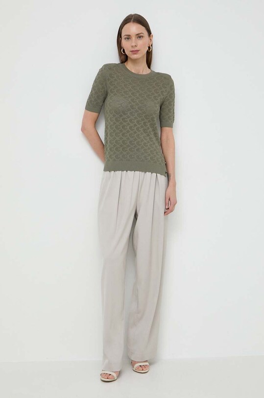 Guess sweter BELLE W4GR15.Z36O0 zielony SS24