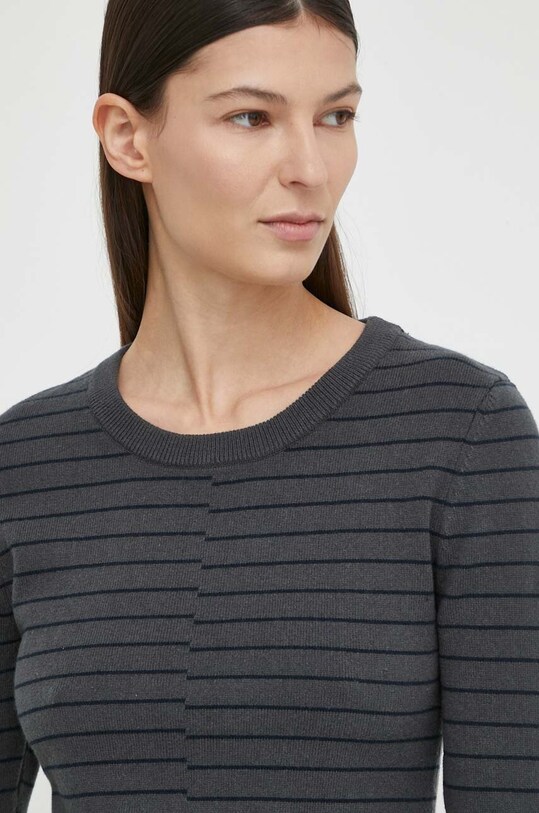 Svetr z vlněné směsi G-Star šedá D24491.D563