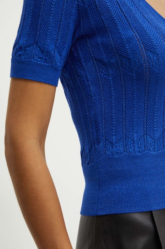 Morgan pulóver MCOLOR MCOLOR.ROYAL kék