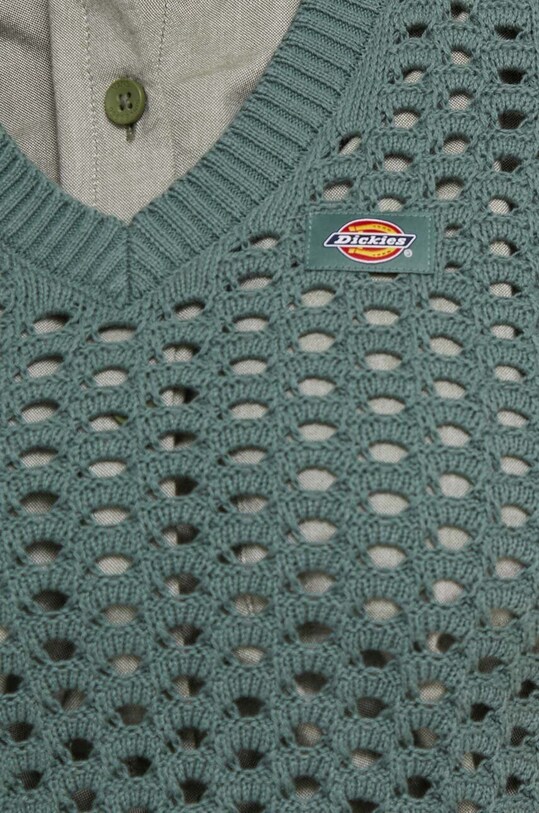 Βαμβακερό γιλέκο Dickies INGALLS VEST W DK0A4YT3 πράσινο