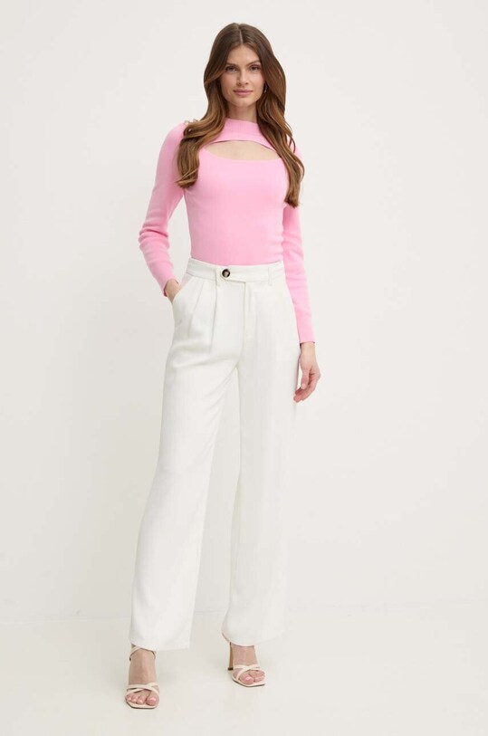 Morgan pulover MACKIE MACKIE.BONBON roz SS24