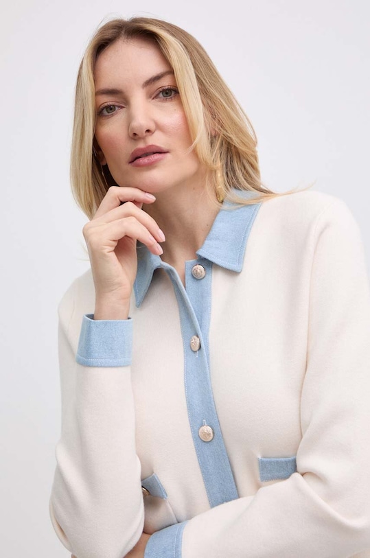 Kardigan Morgan MACRIS béžová MACRIS.IVOIRE