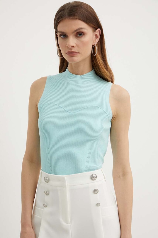 Morgan top MAGON uni turcoaz MAGON.JADE