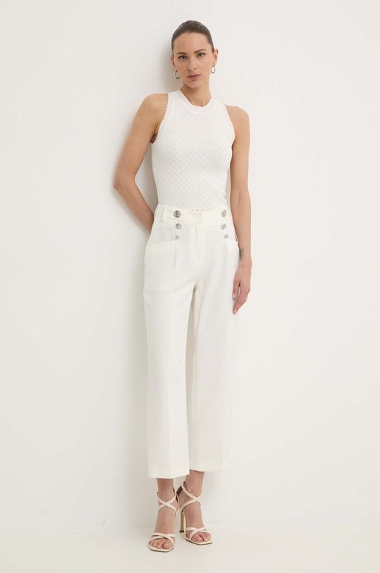 Morgan top MARIO MARIO.OFF.WHITE bianco SS24
