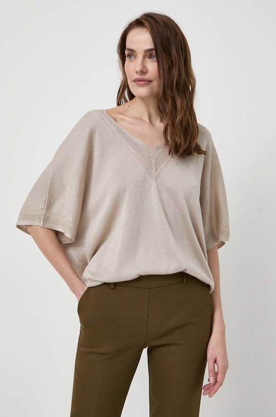 Morgan sweter MCHRIS pozostałe beżowy MCHRIS.LIN