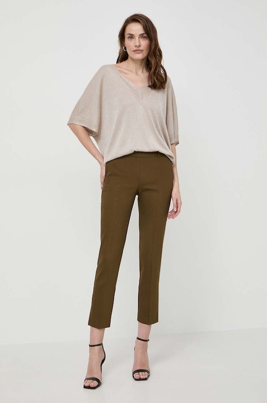 Morgan sweter MCHRIS MCHRIS.LIN beżowy SS24