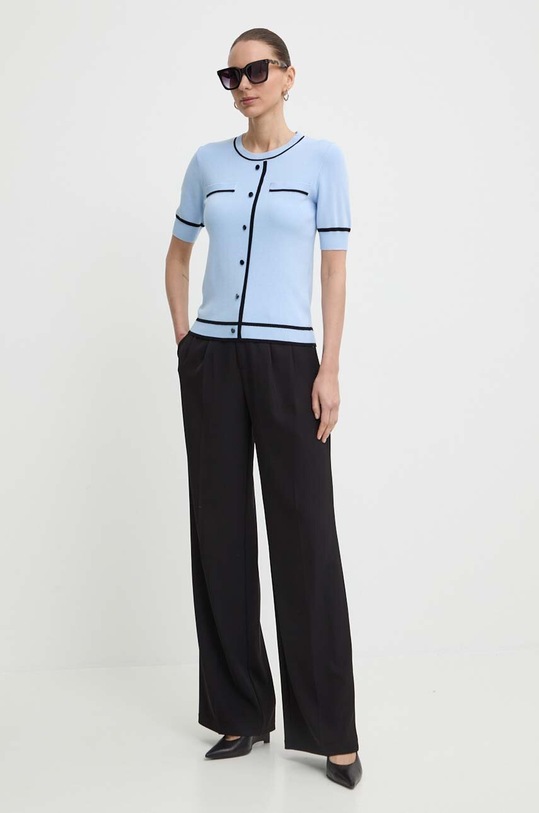 Morgan sweter MJUAN MJUAN.OXYGENE/NO niebieski SS24