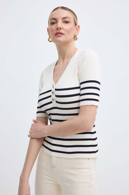 Morgan pulover MORGA bej MORGA.WHITE/MAR