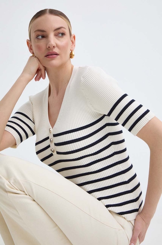 Morgan pulover MORGA MORGA.WHITE/MAR bej