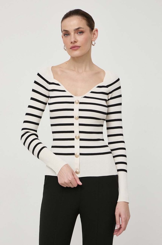 Πουλόβερ Morgan MSOLO άλλο μπεζ MSOLO.IVOIRE