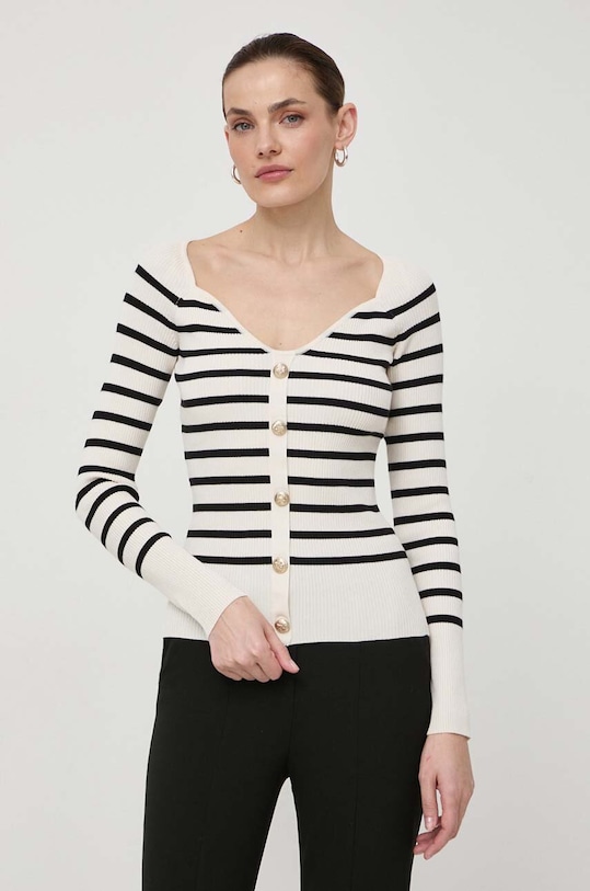 Πουλόβερ Morgan MSOLO άλλο μπεζ MSOLO.IVOIRE