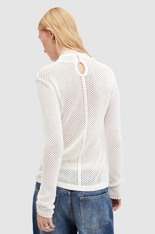 AllSaints sweter AVRIL biały WK541Z