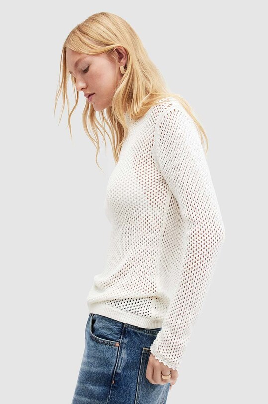 AllSaints sweter AVRIL WK541Z biały
