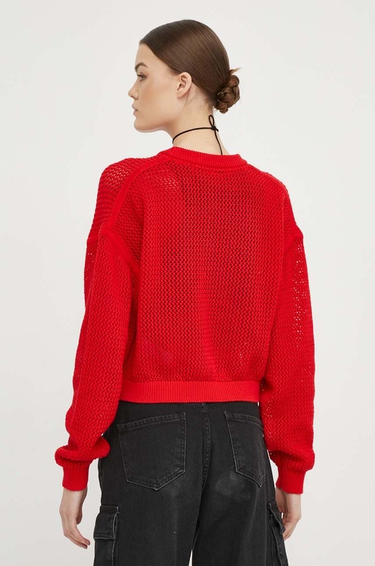 Oblečení Bavlněný svetr Tommy Jeans DW0DW17755 červená