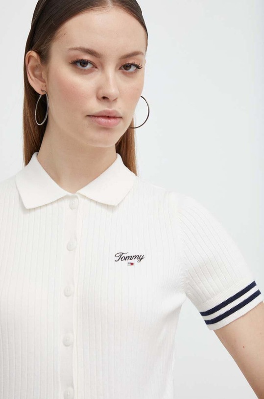 Tommy Jeans t-shirt beżowy DW0DW17761