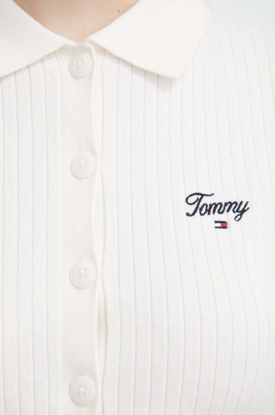 Tommy Jeans tricou DW0DW17761 bej