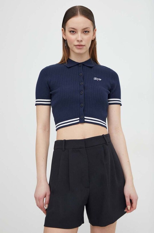 Футболка Tommy Jeans DW0DW17761 темно-синій