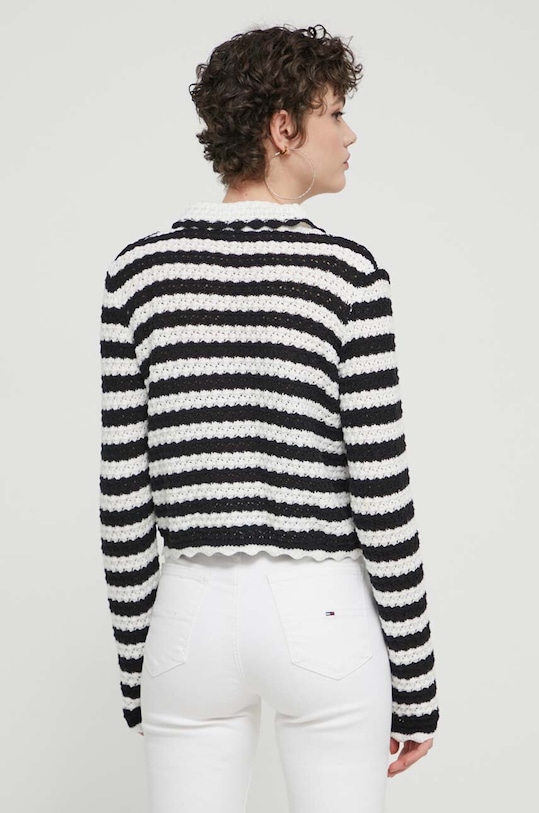 Odzież Tommy Jeans kardigan bawełniany DW0DW17756 czarny