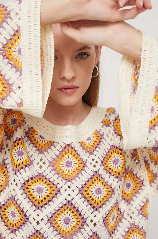 Desigual pulóver bézs 24SWJF25