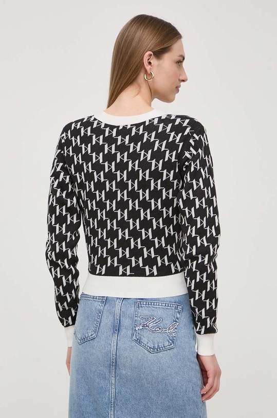 Ρούχα Πλεκτή ζακέτα Karl Lagerfeld 241W2007 μαύρο