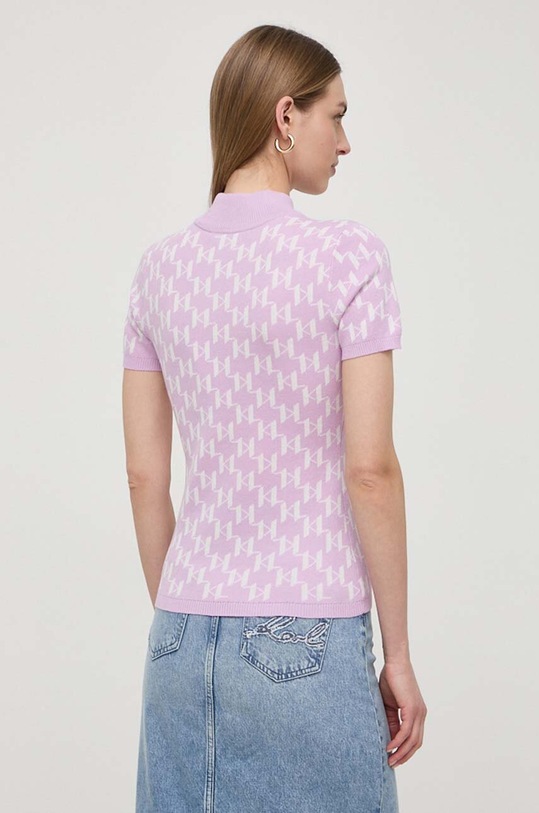 Ρούχα Πουλόβερ Karl Lagerfeld 241W2008 μωβ