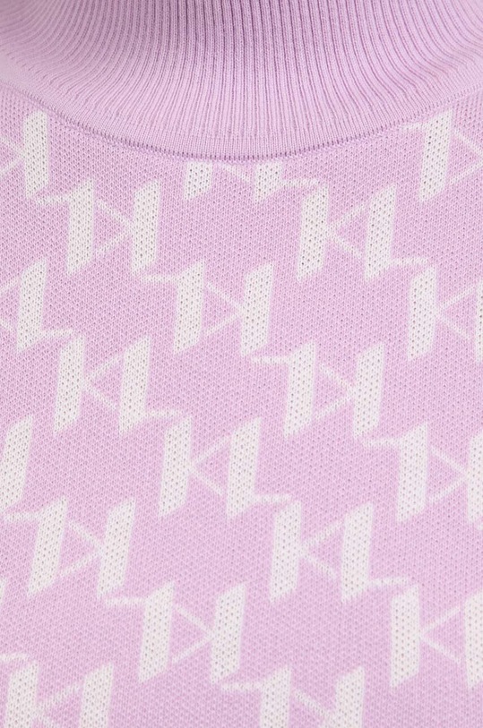 Πουλόβερ Karl Lagerfeld 241W2008 μωβ