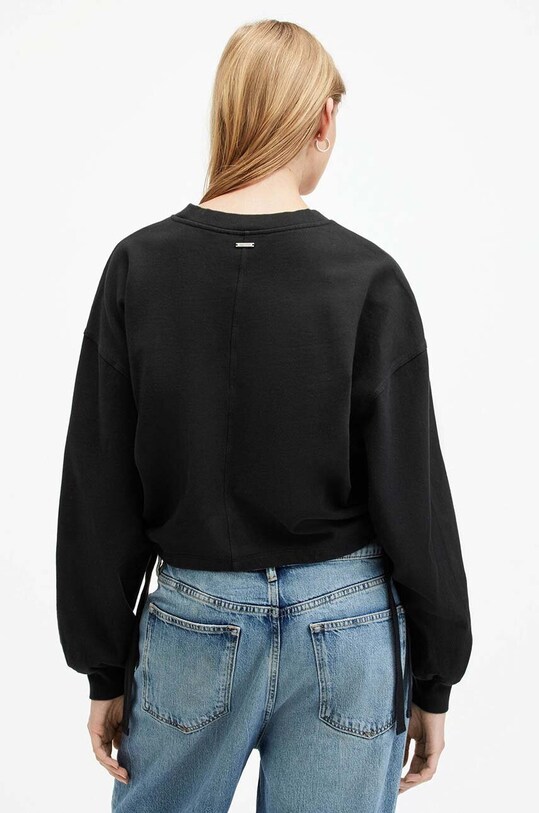 AllSaints hanorac de bumbac MIRA WM520Z negru
