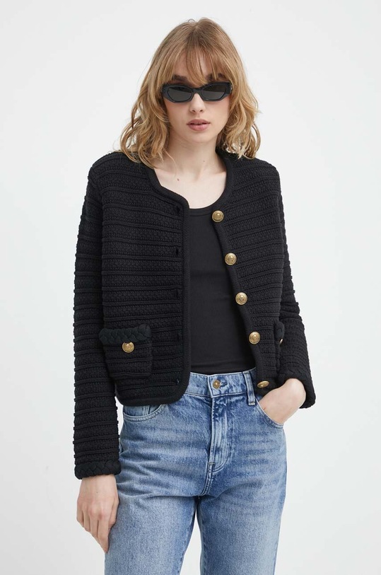 The Kooples kardigan pozostałe czarny FCAR28070K