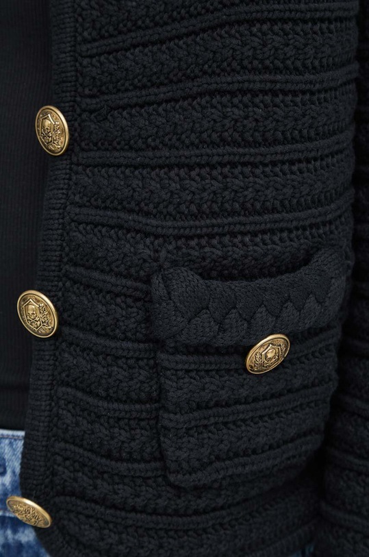 The Kooples kardigan FCAR28070K czarny