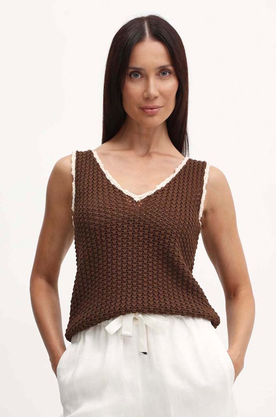 Елек Weekend Max Mara шпиц кафяв 2415361013600