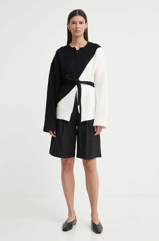 AERON cardigan CONCH RSPU243485 negru SS24