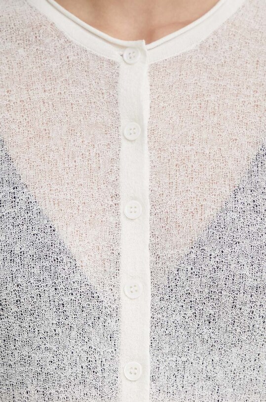 AERON cardigan cu amestec de in CONSTANT RSPU237489 bej