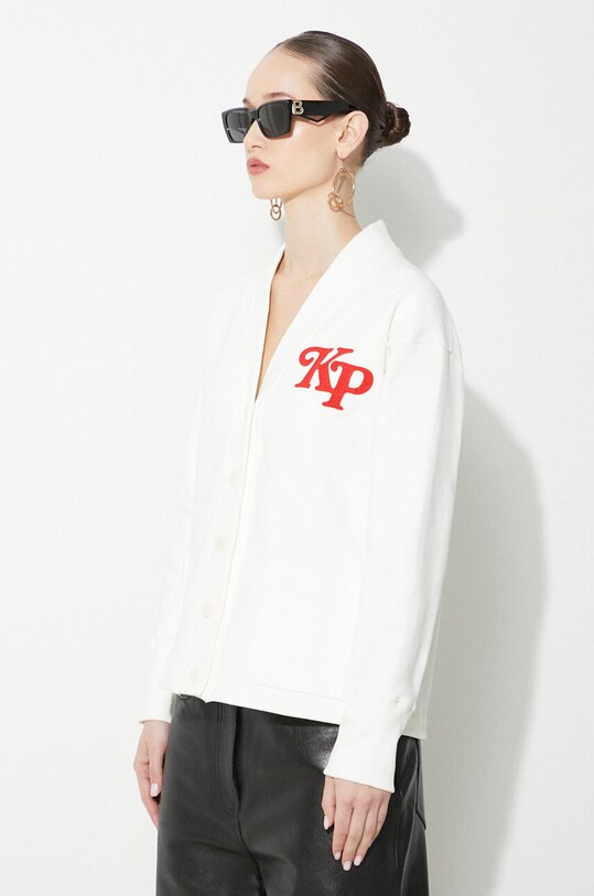 Kenzo bluza by Verdy Sweat Cardigan biały FE52SW1284ME.02