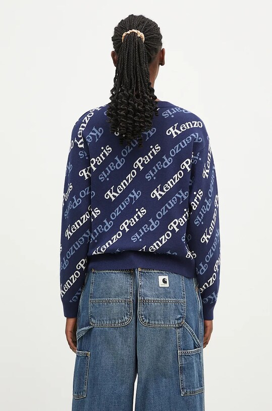 Îmbrăcăminte Kenzo cardigan din amestec de lână by Verdy Cardigan FE52CA4603CB.77 bleumarin