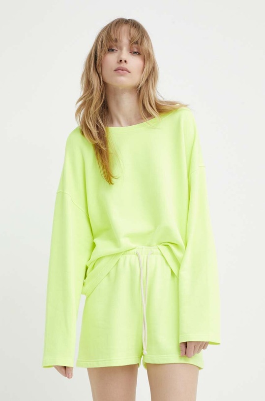 American Vintage sweter SWEAT pozostałe zielony HAPY03CE24