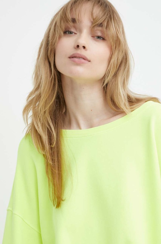 American Vintage sweter SWEAT zielony HAPY03CE24